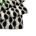 Mulinsen Textile Hot Sale Black White T/C Jacquard Dyed Polyester Fabric Hole Punch